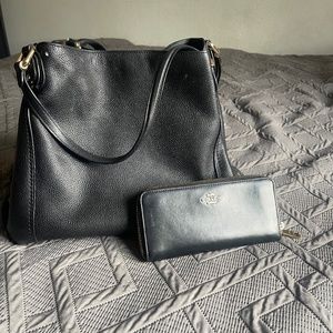 Coach purse and wallet